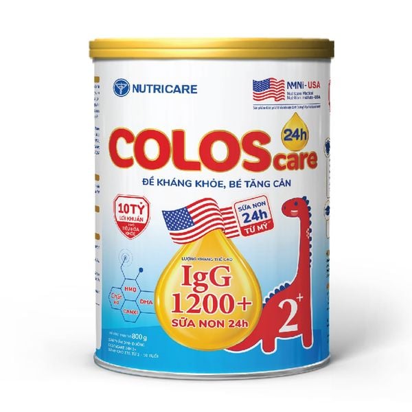 Sữa bột COLOSCARE 24H 2+