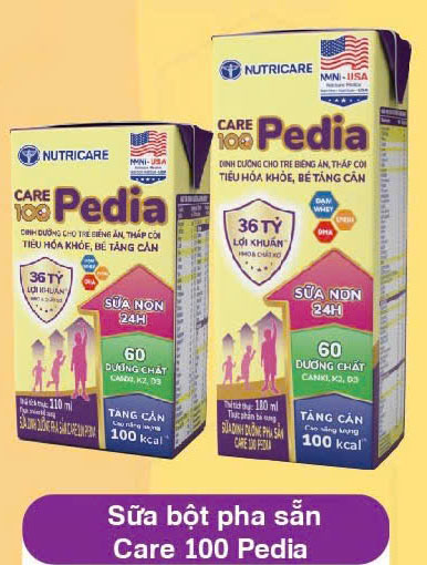 SỮA BỘT PHA SẴN CARE 100 PEDIA